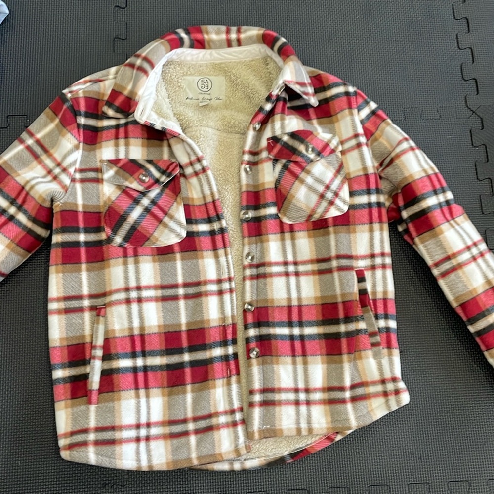 Warm barely used shacket